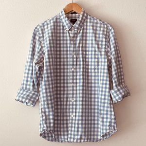 J. Crew Gingham Slim Fit Large